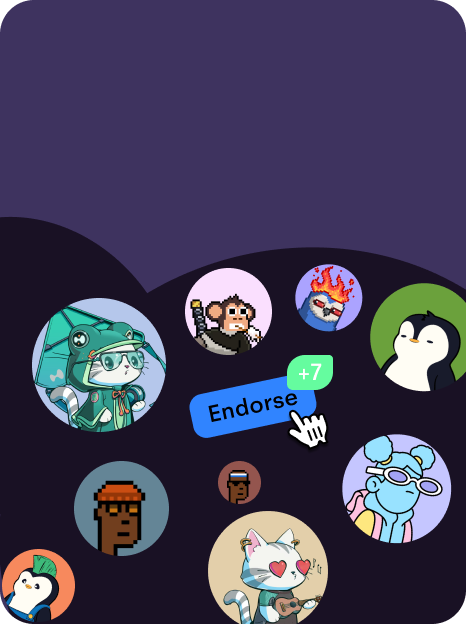 Build and Earn Reputation from Endorsements